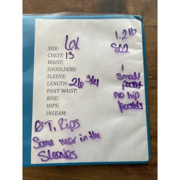 Mickey Stuff for Kids Girls 6X Blue Jean Denim LongSleeves Embroidery Details - Picture 13 of 13